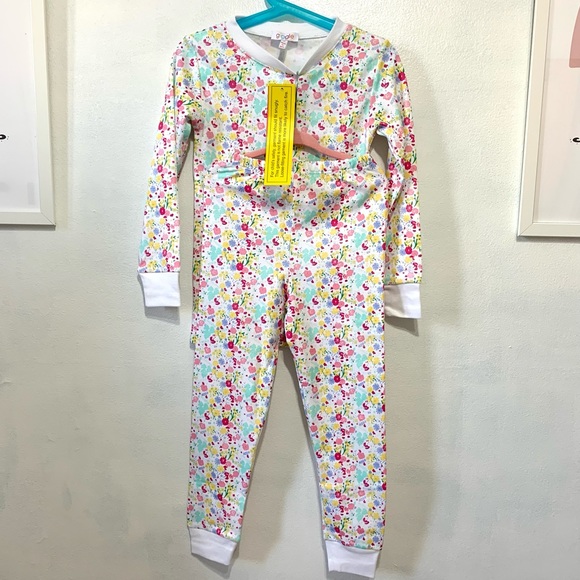 GIGGLE 2pc Floral Pajama Set - Picture 2 of 7